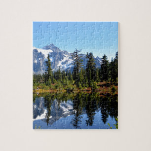 Puzzle Le mont Shuksan pendant la journée ensoleillée