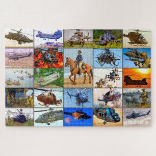 PUZZLE LE "MONTAGE" DE L'AVIATION DE CAVALRY DES ÉTATS-UN