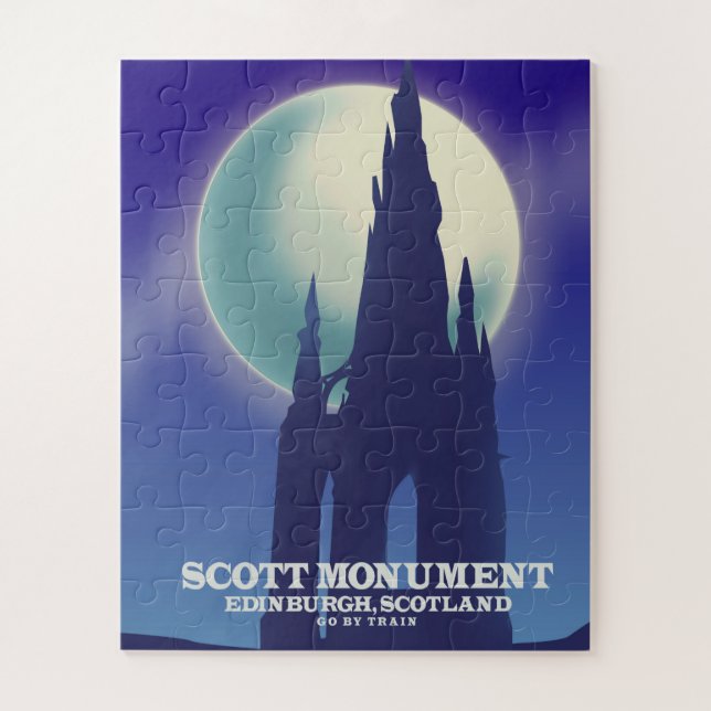 Puzzle Le monument Scott, Édimbourg, Ecosse (Vertical)