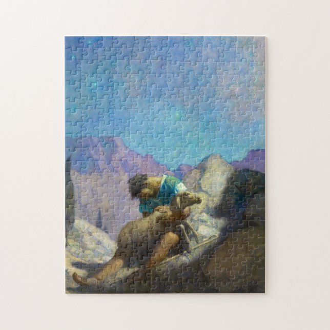 Puzzle Le mouton perdu, 1926 par Newell Convers Wyeth (Vertical)