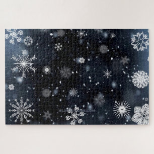 Puzzle Le Noël de SlipperyJoe, hiver magique paisible à