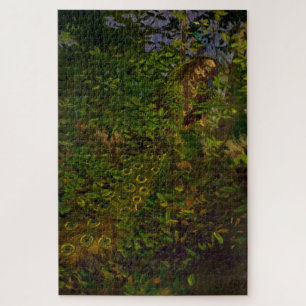 Puzzle Le paon dans les bois (par Abbott Henderson Thayer