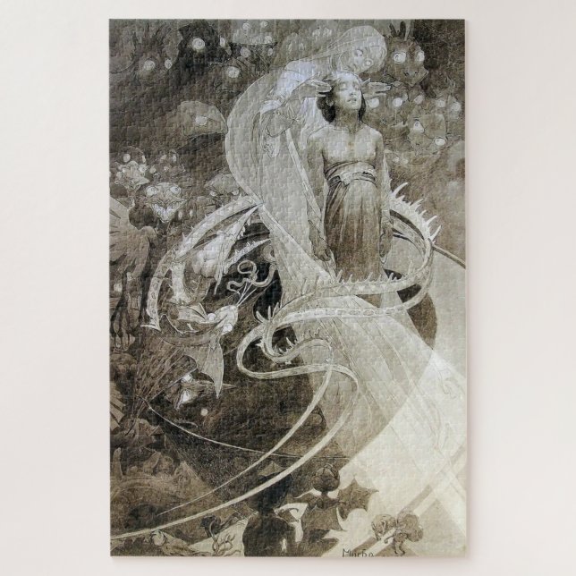 Puzzle Le Pater - Page illustrée par Alphonse Mucha E4 (Vertical)