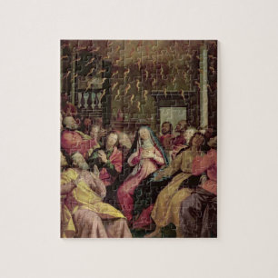 Puzzle Le Pentecost, c.1598 (huile sur le panneau)