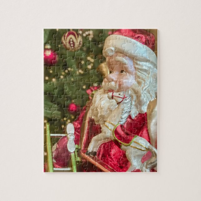Puzzle Le Père Noël arrive en ville - 8x10 -110 pc (Vertical)