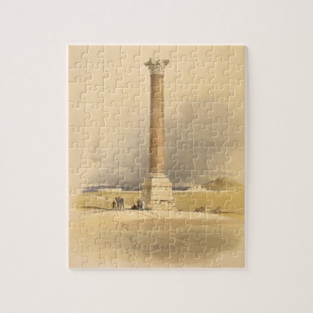 Puzzle Le pilier de Pompey, l'Alexandrie, de "Egypte et (Vertical)