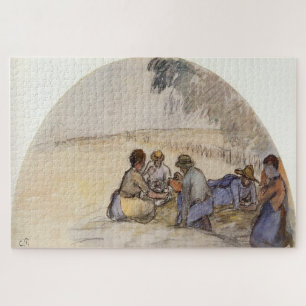Puzzle Le Pique-nique (1891) de Camille Pissarro