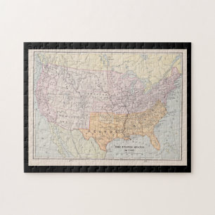 Puzzle Le plan Anaconda du général Winfield Scott en 18