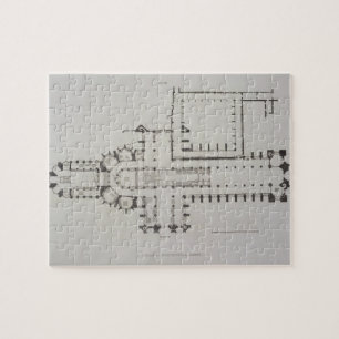 Puzzle Le plan de l'Abbaye de Westminster, plaquent 1 de
