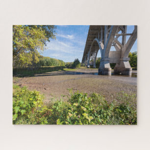 Puzzle le pont de mendota traversant le parc de fort snac