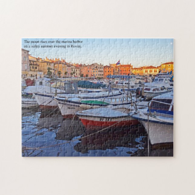 Puzzle Le port de Rovinj Croatie (Horizontal)