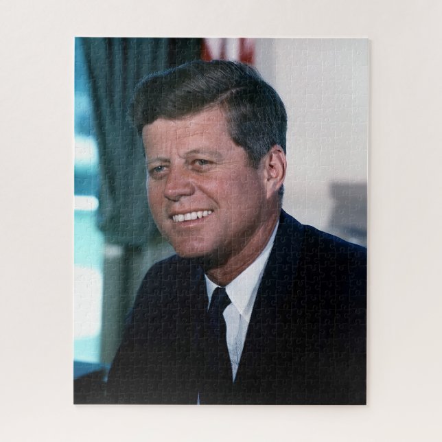 Puzzle Le président américain John F. Kennedy au bureau o (Vertical)