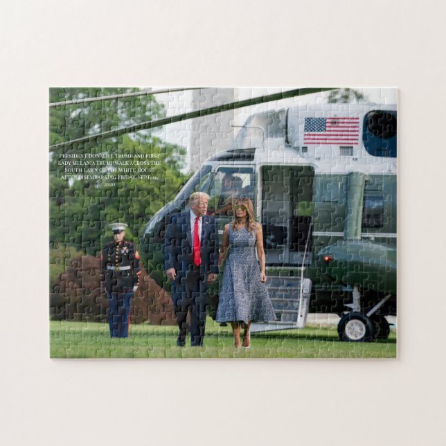 Puzzle Le président Donald J. Trump et Melania Trump (Horizontal)