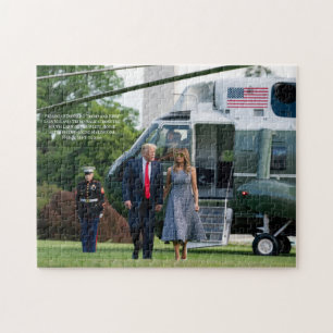Puzzle Le président Donald J. Trump et Melania Trump Pho