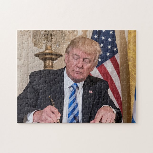 Puzzle Le Président Donald Trump (Horizontal)