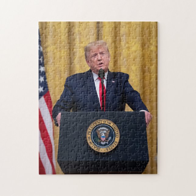 Puzzle Le président Donald Trump (Vertical)