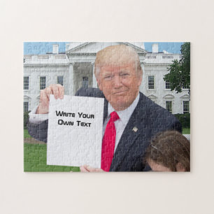 Puzzle Le Président Donald Trump - écrivez votre propre