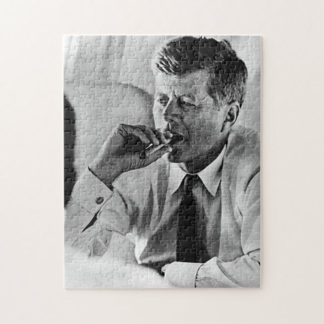 Puzzle Le président John F Kennedy Fumer (Vertical)