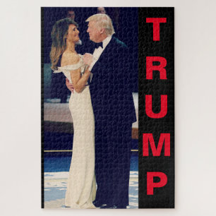 Puzzle Le président Trump et Melania Dancing