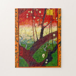 Puzzle Le prunier florissant Van Gogh après Hiroshige