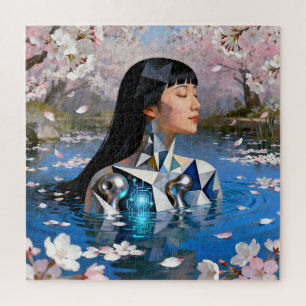 Puzzle "Le rêve numérique de l’eau" - Un portrait numériq