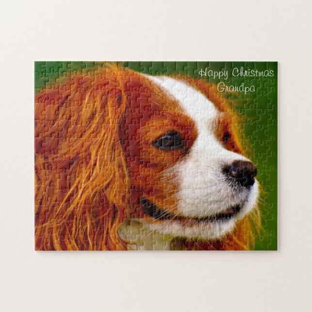 Puzzle Le roi Charles Spaniel Chien. (Horizontal)