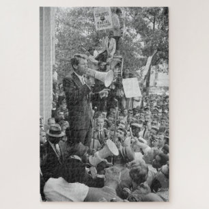 Puzzle Le sénateur Robert Kennedy en campagne pour le pré