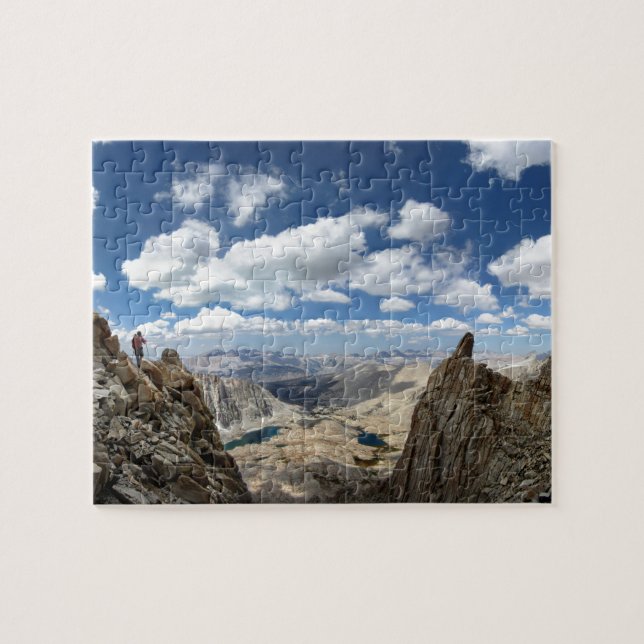 Puzzle Le sentier du mont Whitney au-dessus des lacs Hitc (Horizontal)