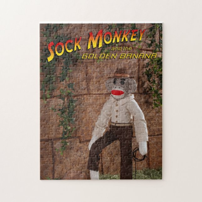Puzzle Le singe de choeur et la banane d'or 11x14 (Vertical)
