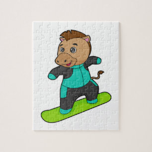 Puzzle Le snowboarder de Horse