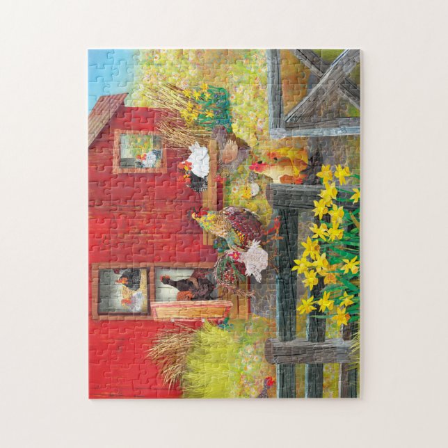 PUZZLE LE SOLEIL AU-DESSUS DE ET FLEURS CI-DESSOUS (Vertical)
