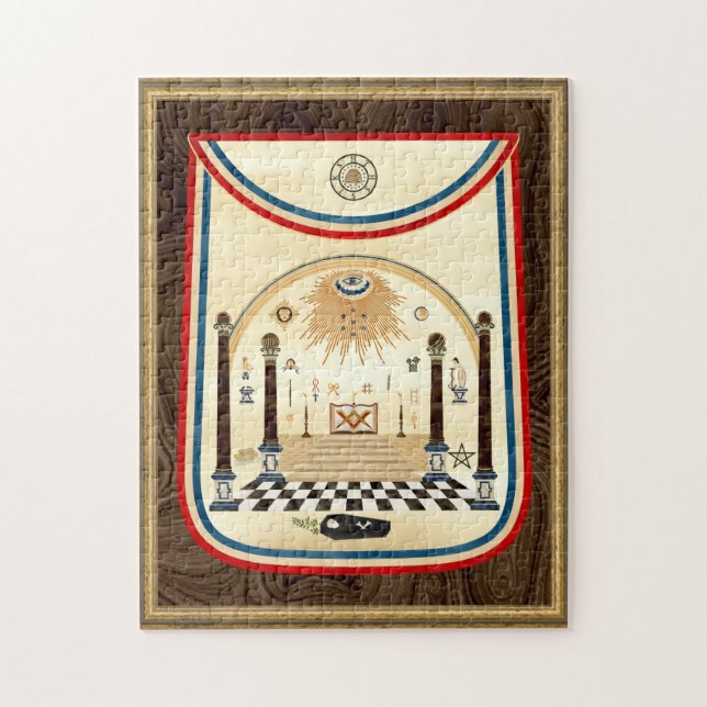 Puzzle Le tablier maçonnique de George Washington (Vertical)