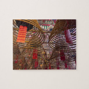 Puzzle Le temple bouddhiste Man Mo de Hong Kong