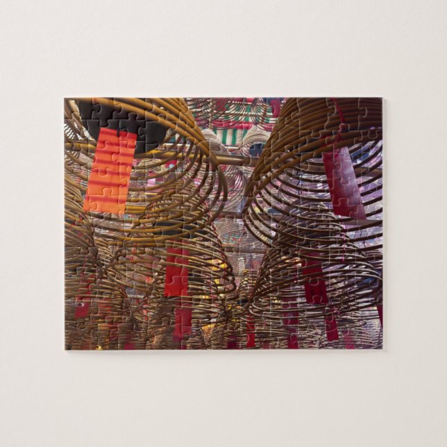 Puzzle Le temple bouddhiste Man Mo de Hong Kong (Horizontal)