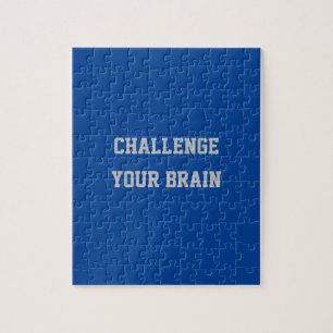 Puzzle Le texte gris personnalisé met votre cerveau en d