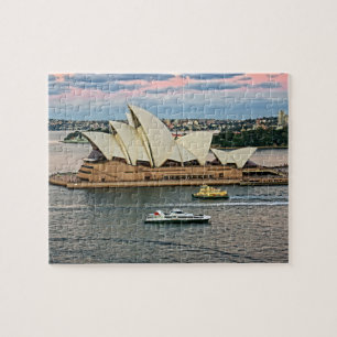 Puzzle Le trafic de port - théatre de l'opéra de Sydney -
