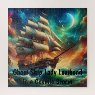 Puzzle Le vaisseau fantôme Lady Lovibond dans une tempête