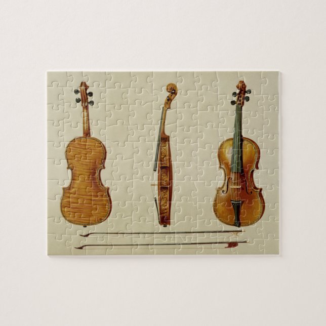 Puzzle Le violon de Hellier fait par Antonio Stradivarius (Horizontal)
