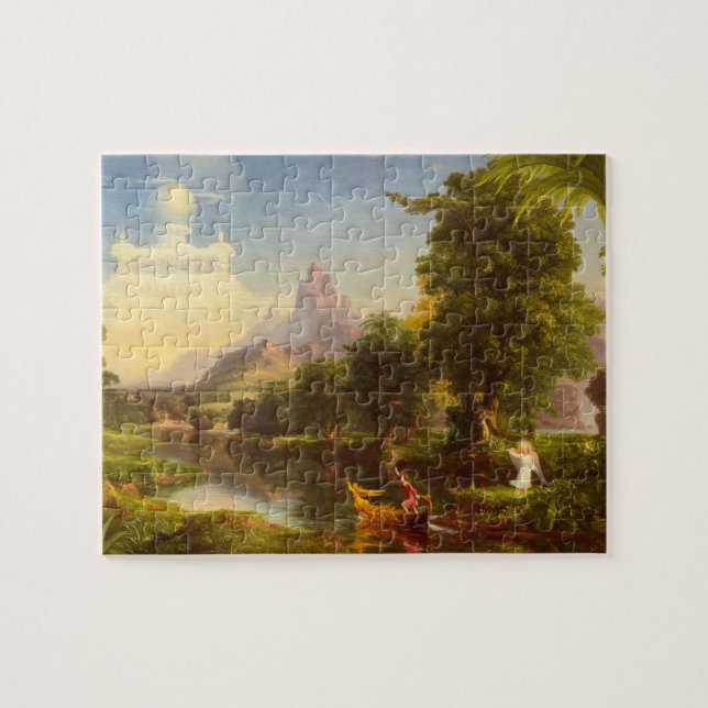 Puzzle Le voyage de la vie, Jeunesse par Thomas Cole (Horizontal)