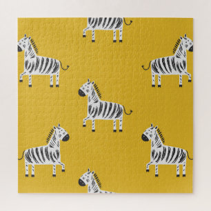 Puzzle Le zèbre des enfants : Motif amusant sans couture