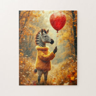 Puzzle Le Zèbre et le Ballon rouge