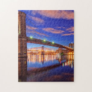 Puzzle L'East River, pont de Brooklyn, Manhattan
