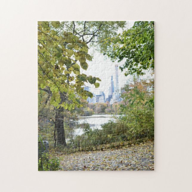 Puzzle Leaves d'automne à New York City Central Park NYC (Vertical)