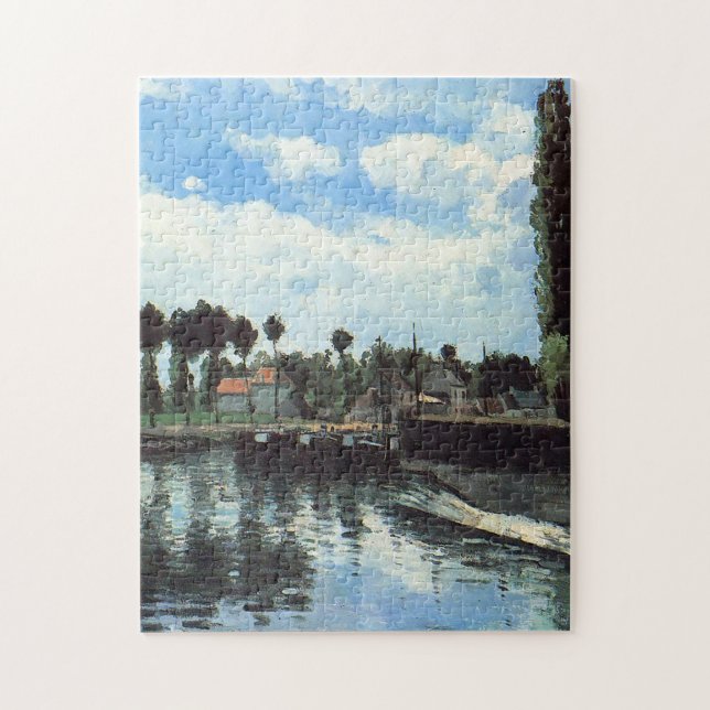 Puzzle L'écluse de Pontoise par Camille Pissarro (Vertical)
