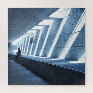 Puzzle Lecteur Saxophone Lonely - 20x20 - 676 pcs