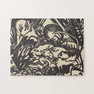 Puzzle Légende animale Tierlegende de Franz Marc