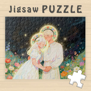 Puzzle Légende de l'amour de l'âme jumelle romantique hom