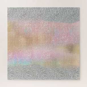 Puzzle L'élégant Argent Parties scintillant Gold Rainbow 