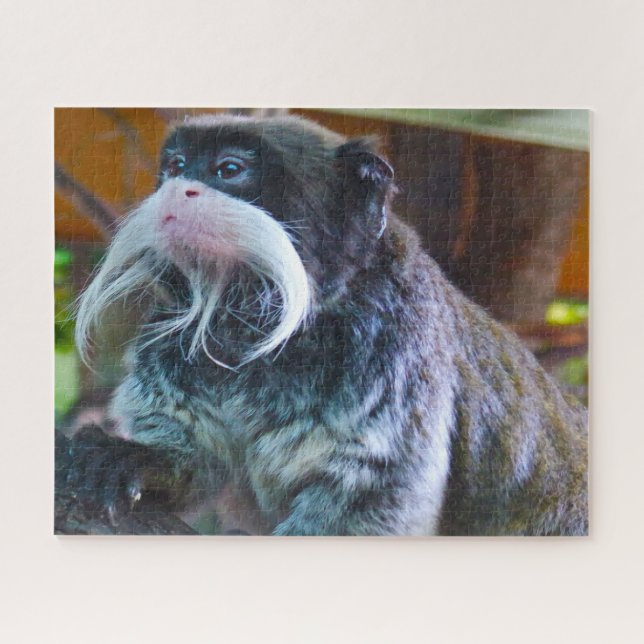 Puzzle L'empereur Tamarins Monkey. (Horizontal)
