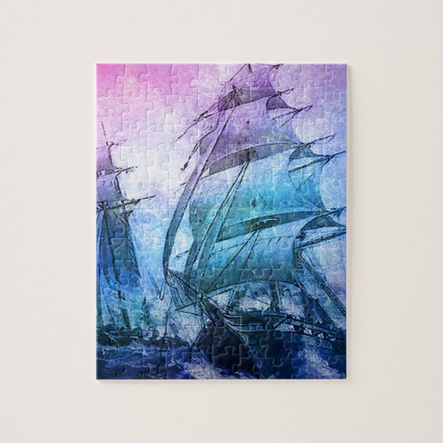 PUZZLE L'ENTREPRISE ET LE FLAMBEAU (Vertical)